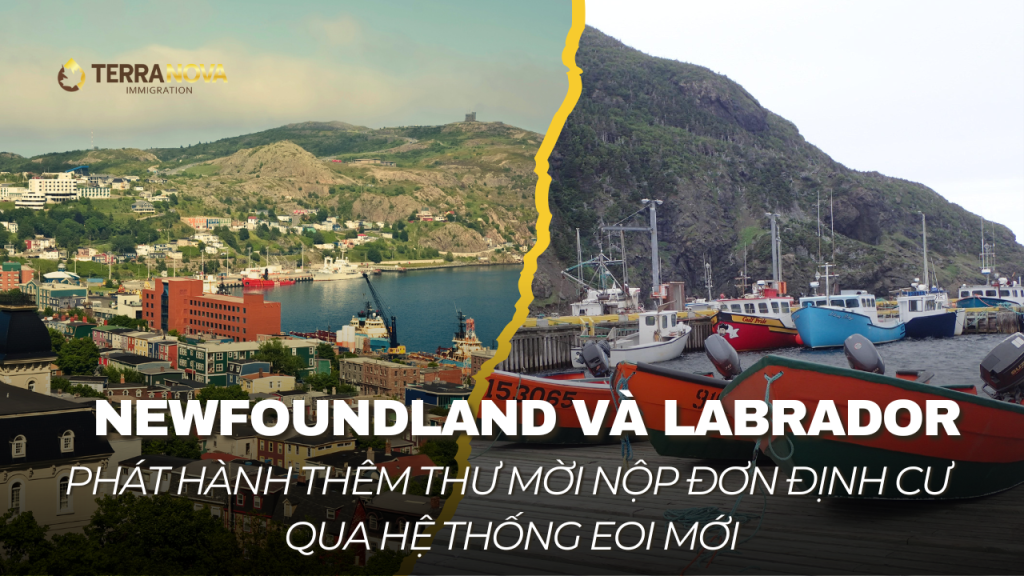 Newfoundland và Labrador phát hành thêm Thư Mời Nộp Đơn Định Cư qua hệ thống EOI mới