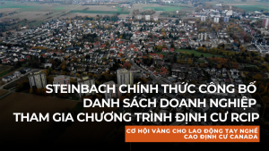 Steinbach công bố danh sách doanh nghiệp tham gia chương trình RCIP