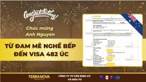 Từ đam mê nghề bếp đến Visa 482 Úc: Câu chuyện thành công của anh Nguyen