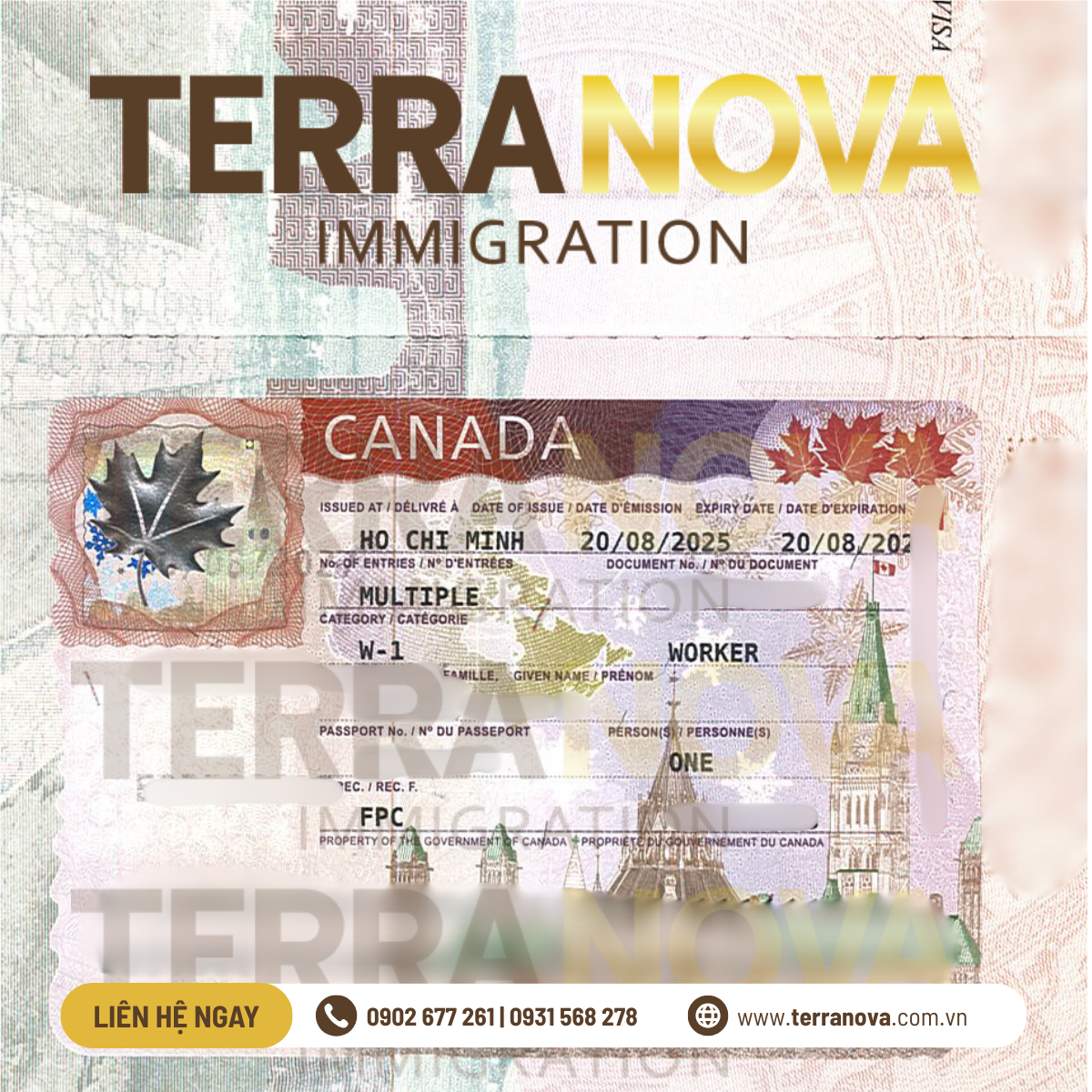 Visa làm việc theo diện Alberta Opportunity Stream của chị Truong với sự tư vấn từ đội ngũ TerraNova