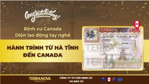 Chúc mừng anh Bảo thành công nhận visa định cư Canada diện lao động tay nghề