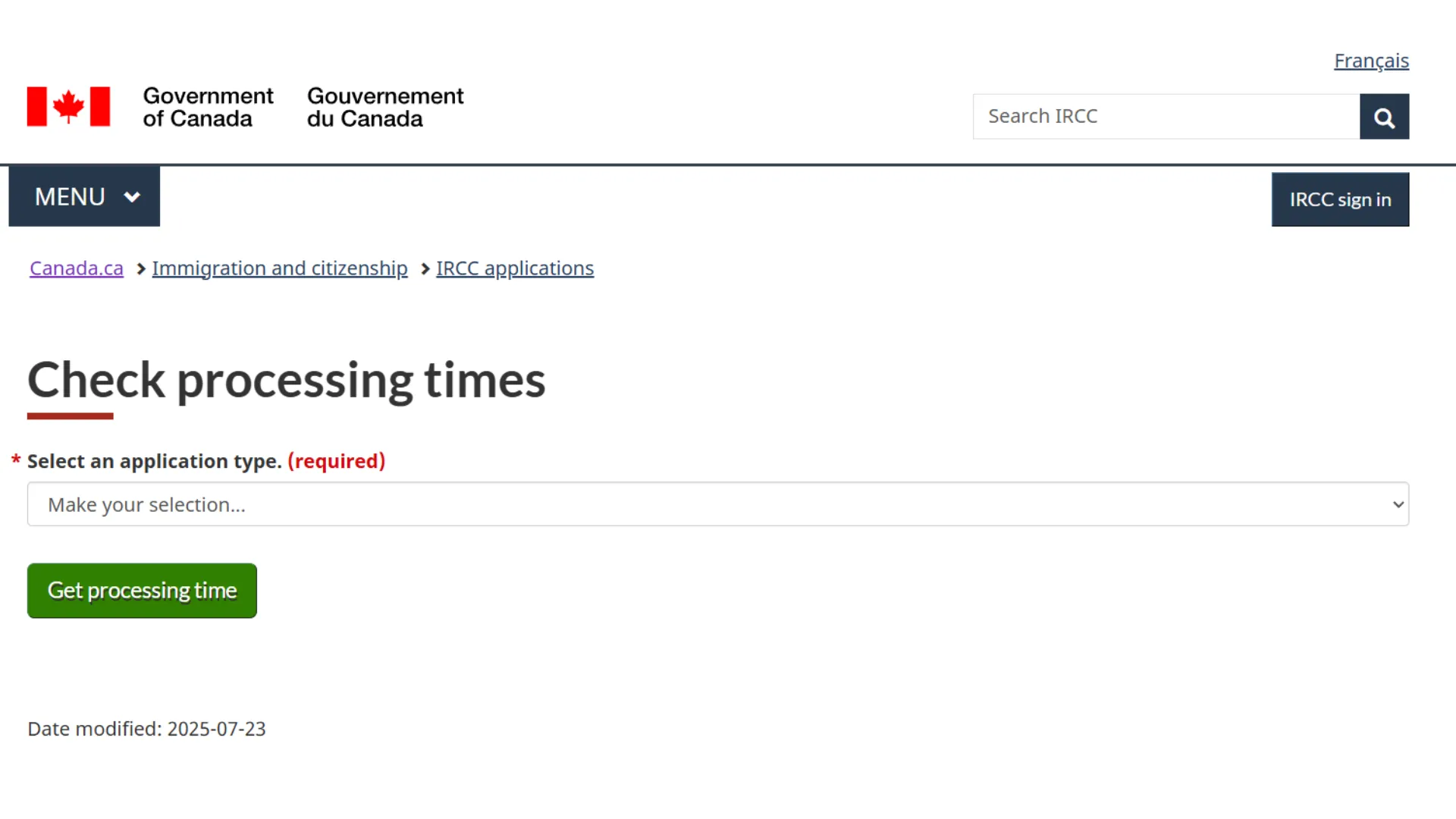 Ứng viên có thể kiểm tra thời gian xét duyệt diện định cư Canada thông qua trang web chính thức của chính phủ Canada