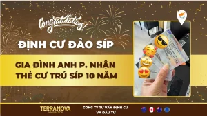Đặt tương lai con cái lên hàng đầu: Gia đình anh P. lựa chọn định cư đảo Síp theo diện Golden Visa