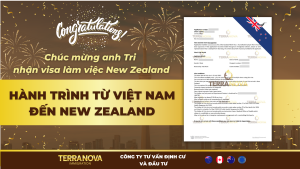 Từ Việt Nam đến New Zealand: Hành trình anh Tri chinh phục visa làm việc cùng TerraNova