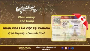 Câu chuyện thành công: Anh Hùng nhận visa làm việc tại Canada với vị trí Phụ bếp