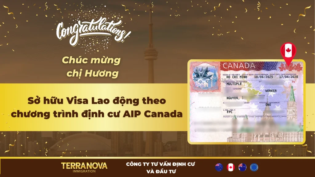 Bước khởi đầu vững chắc của chị Huyền với Visa Lao động (Work Visa) theo chương trình định cư AIP Canada