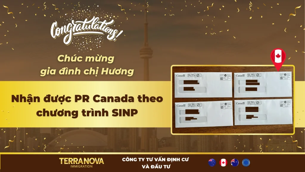 Câu chuyện thành công của gia đình chị Hương nhận được PR theo chương trình đề cử Tỉnh bang International Pr Saskatchewan SINP Diện Skilled Worker: Employment Offer theo công việc Food Services Supervisor