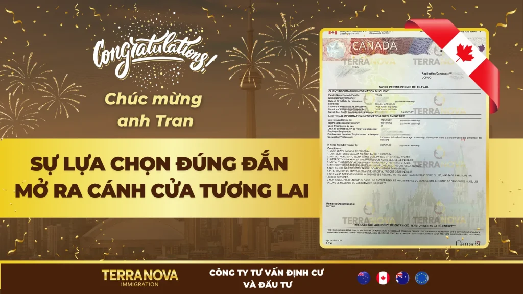 Câu chuyện của anh Tran: Khi sự lựa chọn đúng đắn mở ra cánh cửa tương lai khi đến làm việc tại Canada