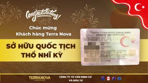 Terra Nova chúc mừng doanh nhân gốc Việt chính thức sở hữu quốc tịch Thổ Nhĩ Kỳ