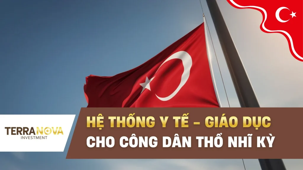 Nhiều nhà đầu tư khi tìm hiểu chương trình nhập tịch Thổ Nhĩ Kỳ đặc biệt quan tâm đến hệ thống y tế - giáo dục cho công dân Thổ Nhĩ Kỳ. Hai yếu tố quyết định chất lượng sống và ảnh hưởng lớn đến lựa chọn quốc gia định cư lâu dài. Với dịch vụ hiện đại, chi phí hợp lý và tiêu chuẩn châu Âu, Thổ Nhĩ Kỳ trở thành điểm đến hấp dẫn, thu hút các nhà đầu tư quốc tế mỗi năm. Trong bài viết này, công ty định cư – đầu tư Terra Nova sẽ phân tích chi tiết hệ thống y tế - giáo dục cho công dân Thổ Nhĩ Kỳ và những quyền lợi nổi bật dành cho công dân cùng gia đình sau khi nhập tịch Thổ Nhĩ Kỳ. Tổng quan hệ thống Y tế - Giáo dục cho công dân Thổ Nhĩ Kỳ Thổ Nhĩ Kỳ là quốc gia có tốc độ hiện đại hóa nhanh, kết hợp hài hòa giữa tiêu chuẩn châu Âu và mức chi phí dễ tiếp cận hơn so với nhiều nước EU. Vì vậy, Y tế - Giáo dục cho công dân Thổ Nhĩ Kỳ luôn được đánh giá cao với những ưu điểm nổi bật: Chi phí y tế và học phí hợp lý Cơ sở vật chất hiện đại, đáp ứng tiêu chuẩn quốc tế Đội ngũ bác sĩ và giáo viên được đào tạo bài bản Chính sách hỗ trợ mạnh mẽ từ Chính phủ Mạng lưới trường học và bệnh viện phủ rộng trên toàn quốc Dịch vụ dành cho công dân và cư dân được ưu tiên ở mọi cấp độ Những điểm mạnh này giúp củng cố chất lượng sống và trở thành lý do quan trọng khiến nhiều nhà đầu tư lựa chọn chương trình Quốc tịch Thổ Nhĩ Kỳ theo diện đầu tư, đặc biệt khi quan tâm đến hệ thống Y tế - Giáo dục cho công dân Thổ Nhĩ Kỳ. Thổ Nhĩ Kỳ hiện đại hóa nhanh, sở hữu chất lượng dịch vụ chuẩn châu Âu nhưng chi phí hợp lý hơn nhiều quốc gia EU. Nhờ đó, hệ thống Y tế - Giáo dục cho công dân Thổ Nhĩ Kỳ luôn được đánh giá cao với nhiều ưu điểm nổi bật. Hệ thống y tế Thổ Nhĩ Kỳ: Hiện đại, chi phí hợp lý và dễ tiếp cận Khi nói về Y tế - Giáo dục cho công dân Thổ Nhĩ Kỳ, không thể bỏ qua hệ thống chăm sóc sức khỏe của quốc gia này – một trong những hệ thống thuộc nhóm phát triển nhanh nhất khu vực châu Âu – Á. Cấu trúc hệ thống y tế Hệ thống y tế tại Thổ Nhĩ Kỳ được tổ chức thành ba nhóm chính, đáp ứng đa dạng nhu cầu chăm sóc sức khỏe của người dân và cư dân: Bệnh viện công (State Hospitals): Cung cấp dịch vụ với chi phí thấp và được hỗ trợ bởi bảo hiểm y tế quốc gia, phù hợp cho các nhu cầu khám chữa bệnh cơ bản. Bệnh viện tư nhân (Private Hospitals): Sở hữu cơ sở vật chất hiện đại, dịch vụ đạt chuẩn châu Âu nhưng chi phí vẫn dễ tiếp cận hơn so với nhiều quốc gia EU. Trung tâm y tế và phòng khám chuyên khoa: Mang đến dịch vụ khám chữa bệnh nhanh, linh hoạt, rất phù hợp với gia đình có trẻ nhỏ hoặc người lớn tuổi cần chăm sóc sức khỏe thường xuyên. Hệ thống y tế Thổ Nhĩ Kỳ mang đến lựa chọn đa dạng, chất lượng cao và chi phí hợp lý, đáp ứng tốt nhu cầu của cả cư dân lẫn nhà đầu tư lựa chọn sinh sống tại quốc gia này. Bảo hiểm y tế quốc gia (SGK) cho công dân Thổ Nhĩ Kỳ Sau khi trở thành công dân hoặc đạt quyền cư trú dài hạn, người dân có thể tham gia SGK – Chương trình bảo hiểm y tế toàn dân do Chính phủ Thổ Nhĩ Kỳ vận hành. Các quyền lợi nổi bật bao gồm: Giảm đáng kể chi phí khám và điều trị Hỗ trợ chi phí thuốc men Miễn phí nhiều dịch vụ y tế cơ bản Chi phí điều trị tại bệnh viện công được SGK chi trả gần như hoàn toàn Đây là điểm nổi bật trong Y tế - Giáo dục cho công dân Thổ Nhĩ Kỳ, giúp các gia đình tối ưu chi phí y tế, đặc biệt là gia đình có trẻ em hoặc người cao tuổi. Chất lượng đội ngũ bác sĩ và công nghệ y tế Thổ Nhĩ Kỳ sở hữu đội ngũ bác sĩ giàu kinh nghiệm, được đào tạo tại các trường y danh tiếng của châu Âu và Trung Đông. Hệ thống y khoa của quốc gia này cũng dẫn đầu khu vực trong nhiều lĩnh vực chuyên sâu, bao gồm: Ghép tạng Phẫu thuật tim mạch Điều trị ung thư Y học tái tạo và liệu pháp tế bào gốc Nhờ chất lượng chuyên môn cao kết hợp với chi phí điều trị hợp lý, Thổ Nhĩ Kỳ trở thành điểm đến hàng đầu về du lịch y tế, thu hút hàng triệu lượt bệnh nhân quốc tế mỗi năm. Nhờ năng lực chuyên môn vượt trội và chi phí điều trị cạnh tranh, Thổ Nhĩ Kỳ ngày càng khẳng định vị thế là trung tâm y tế hàng đầu khu vực, hấp dẫn cả cư dân lẫn bệnh nhân quốc tế. Hệ thống giáo dục Thổ Nhĩ Kỳ: Cơ hội tiếp cận nền giáo dục chuẩn châu Âu Bên cạnh lĩnh vực y tế, hệ thống giáo dục hiện đại và toàn diện cũng góp phần hoàn thiện bức tranh Y tế - Giáo dục cho công dân Thổ Nhĩ Kỳ. Mạng lưới giáo dục từ tiểu học đến đại học Thổ Nhĩ Kỳ sở hữu hệ thống giáo dục rộng khắp với hơn 200 trường đại học, trong đó nhiều trường nằm trong top 500–800 thế giới, tạo nên môi trường học thuật chất lượng và đa dạng ngành đào tạo. Trẻ em là công dân hoặc cư trú hợp pháp tại Thổ Nhĩ Kỳ được hưởng giáo dục miễn phí tại hệ thống trường công lập ở tất cả các cấp bậc, bao gồm: Tiểu học Trung học cơ sở Trung học phổ thông Nhờ nền giáo dục phát triển mạnh và chính sách miễn phí cho con em công dân và cư dân hợp pháp, Thổ Nhĩ Kỳ mang đến môi trường học tập ổn định, chất lượng và phù hợp cho các gia đình chọn sinh sống lâu dài. 1.Hệ thống công lập Thổ Nhĩ Kỳ Trường công lập ở Thổ Nhĩ Kỳ dùng chương trình quốc gia Thổ Nhĩ Kỳ, với ngôn ngữ chính là tiếng Thổ, giáo dục miễn phí, cấp học từ tiểu học đến trung học theo khung nhà nước. Khi học ở hệ công lập, học sinh theo “bộ khung chuẩn Thổ Nhĩ Kỳ” chứ không theo chương trình Anh-Mỹ. 2.Hệ thống Trường quốc tế Ở Thổ Nhĩ Kỳ có nhiều “trường quốc tế” hoặc “trường tư quốc tế / song ngữ / quốc tế” — những trường này thường dạy bằng tiếng Anh (hoặc song ngữ), và sử dụng các chương trình quốc tế: như International Baccalaureate (IB), chương trình theo chuẩn Anh (IGCSE / A-Level / British Curriculum), hoặc chương trình theo chuẩn Mỹ. → Ví dụ, một số trường tại Istanbul/Ankara cho học sinh quốc tế hoặc gia đình muốn quốc tế hóa giáo dục có thể chọn theo “tiêu chuẩn Anh/Mỹ/IB”. Học phí hợp lý – cơ hội học đại học quốc tế với chi phí tiết kiệm Tại Thổ Nhĩ Kỳ, học phí dành cho công dân thấp hơn đáng kể so với mức dành cho sinh viên quốc tế, giúp gia đình tối ưu chi phí giáo dục đại học trong dài hạn. Nhiều trường đại học cung cấp chương trình đào tạo bằng tiếng Anh ở các ngành mũi nhọn như: Y khoa Nha khoa Kỹ thuật Kiến trúc Kinh doanh, và nhiều lĩnh vực khác Chính sự kết hợp giữa chất lượng đào tạo đạt chuẩn châu Âu và chi phí hợp lý là lý do khiến nhiều gia đình lựa chọn quốc tịch Thổ Nhĩ Kỳ, tạo điều kiện để con em tiếp cận môi trường giáo dục hiện đại, đa văn hóa nhưng vẫn trong khả năng tài chính. Cơ hội trao đổi và du học châu Âu Thổ Nhĩ Kỳ là thành viên của nhiều hiệp ước giáo dục quốc tế, tạo điều kiện để sinh viên tham gia các chương trình trao đổi tại nhiều quốc gia châu Âu như: Đức, Hà Lan, Pháp, Bỉ,... Nhờ đó, sinh viên có thể trải nghiệm môi trường học tập đa quốc gia, tiếp cận hệ thống giáo dục chuẩn châu Âu và mở rộng cơ hội nghề nghiệp xuyên lục địa, với chi phí thấp hơn đáng kể so với sinh viên quốc tế. Sinh viên tại Thổ Nhĩ Kỳ có thêm cơ hội tiếp cận chuẩn học thuật châu Âu và phát triển sự nghiệp quốc tế với chi phí tối ưu hơn. Lợi ích khi trở thành công dân: Y tế - Giáo dục cho công dân Thổ Nhĩ Kỳ vượt trội ra sao? Khi sở hữu quốc tịch Thổ Nhĩ Kỳ, gia đình nhà đầu tư được hưởng đầy đủ các quyền lợi tương đương công dân bản xứ, bao gồm: Giáo dục miễn phí tại hệ thống trường công lập Học phí ưu đãi tại các trường đại học công lập và tư thục Tham gia bảo hiểm y tế quốc gia SGK với chi phí thấp nhưng quyền lợi rộng Ưu tiên trong các dịch vụ y tế và giáo dục, từ chăm sóc sức khỏe đến hỗ trợ học tập Không có sự phân biệt giữa công dân gốc và công dân theo diện đầu tư Những quyền lợi này giúp hệ thống Y tế - Giáo dục cho công dân Thổ Nhĩ Kỳ trở thành nền tảng vững chắc cho cuộc sống ổn định, chi phí hợp lý và cơ hội phát triển lâu dài cho cả gia đình. Vì sao hệ thống Y tế - Giáo dục cho công dân Thổ Nhĩ Kỳ là lựa chọn hấp dẫn cho nhà đầu tư quốc tế? Thổ Nhĩ Kỳ ngày càng được đánh giá cao nhờ khả năng cân bằng giữa chất lượng dịch vụ chuẩn châu Âu và chi phí hợp lý. Những yếu tố dưới đây góp phần tạo nên sức hút đặc biệt đối với cộng đồng nhà đầu tư: Chi phí chăm sóc sức khỏe và giáo dục thấp hơn đáng kể so với nhiều quốc gia châu Âu, trong khi chất lượng tương đương Chính sách nhà nước hướng đến phát triển con người, ưu tiên đầu tư mạnh vào y tế và giáo dục Hệ thống bệnh viện và trường học hiện đại, được nâng cấp liên tục về cơ sở vật chất và công nghệ Nhiều quyền lợi dành cho gia đình có trẻ nhỏ, giúp tối ưu chi phí và bảo đảm lộ trình học tập dài hạn Môi trường giáo dục linh hoạt, thân thiện, dễ dàng hòa nhập đối với sinh viên quốc tế Chính nhờ hệ thống Y tế – Giáo dục chất lượng, Thổ Nhĩ Kỳ ngày càng được nhà đầu tư ưu tiên khi tìm kiếm một điểm đến an toàn, ổn định và bền vững cho cả gia đình. Nhờ những lợi thế này, hệ thống Y tế - Giáo dục cho công dân Thổ Nhĩ Kỳ trở thành nền tảng vững chắc giúp nhà đầu tư tự tin lựa chọn chương trình nhập tịch, mở ra cuộc sống ổn định và cơ hội phát triển bền vững cho cả gia đình. Hệ thống Y tế - Giáo dục cho công dân Thổ Nhĩ Kỳ là một trong những nền tảng tạo nên sức hút mạnh mẽ của chương trình Quốc tịch Thổ Nhĩ Kỳ. Chi phí hợp lý, chất lượng chuẩn châu Âu và quyền lợi vượt trội giúp gia đình nhà đầu tư có thể an tâm sinh sống, làm việc và phát triển tương lai cho thế hệ sau. Nếu gia đình bạn đang muốn tìm một chương trình đầu tư quốc tịch đi kèm môi trường sống chất lượng, hãy liên hệ công ty định cư – đầu tư quốc tế Terra Nova để được tư vấn chi tiết và cá nhân hóa phù hợp nhất.
