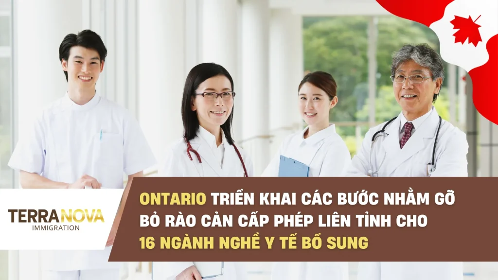 Ontario triển khai các bước nhằm gỡ bỏ rào cản cấp phép liên tỉnh cho 16 ngành nghề y tế bổ sung
