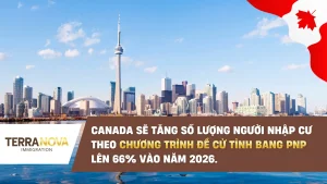 Canada sẽ tăng số lượng người nhập cư theo chương trình Đề Cử Tỉnh Bang PNP lên 66% vào năm 2026