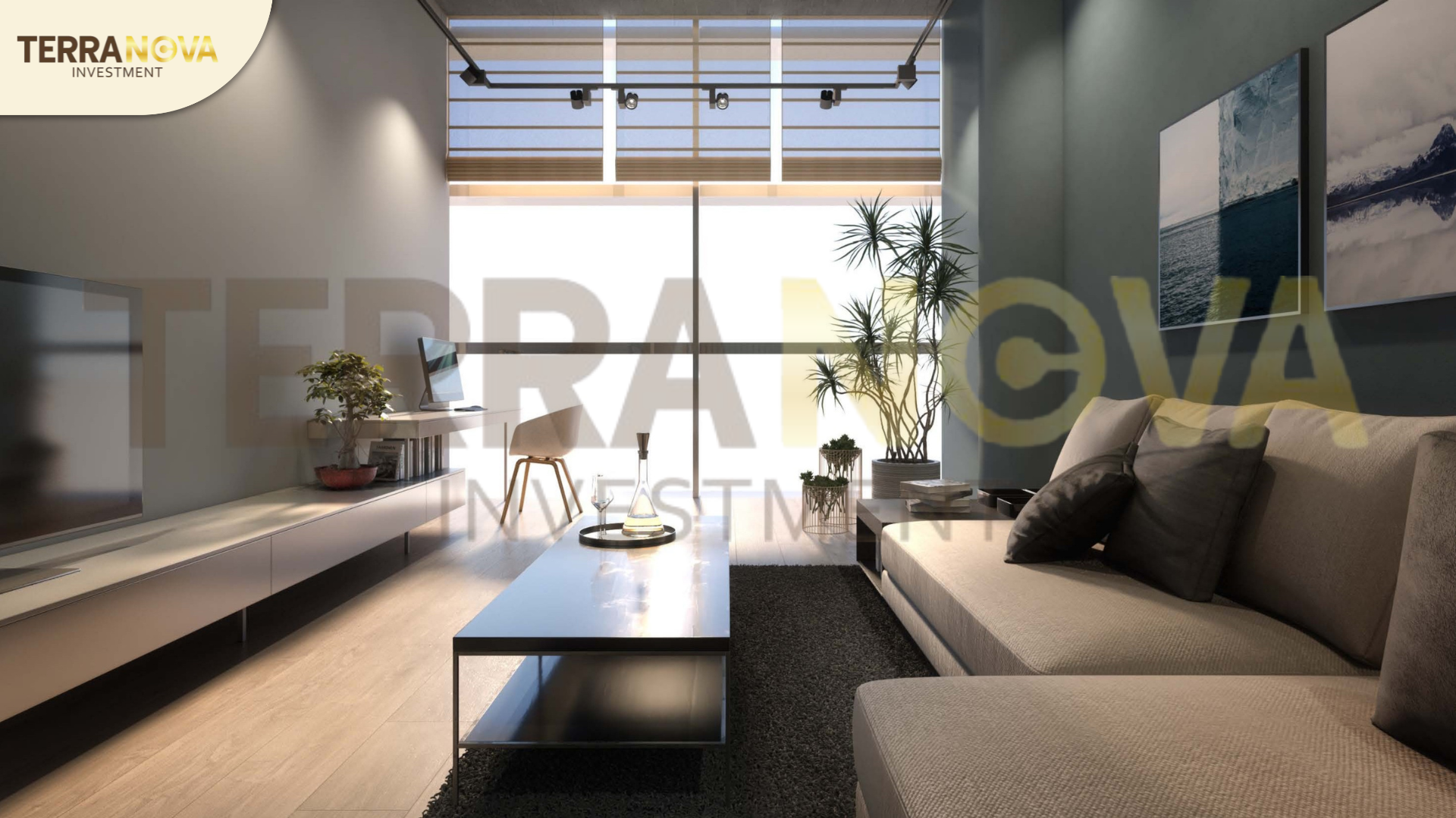 Layout Alternative 3 – Large Unit là căn hộ diện tích lớn với phòng ngủ riêng, phòng khách rộng và khu bếp dài, mang đến trải nghiệm sống thoải mái cùng tầm nhìn mở ôm trọn cảnh quan