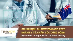 Cơ hội định cư New Zealand 2026 ngành y tế, chăm sóc cộng đồng: Học 1 năm - Chi phí thấp - Lộ trình rõ ràng