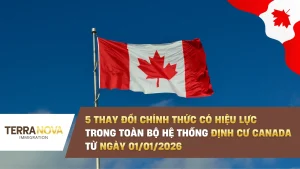 5 Thay đổi chính thức có hiệu lực trong toàn bộ hệ thống định cư Canada từ ngày 01/01/2026