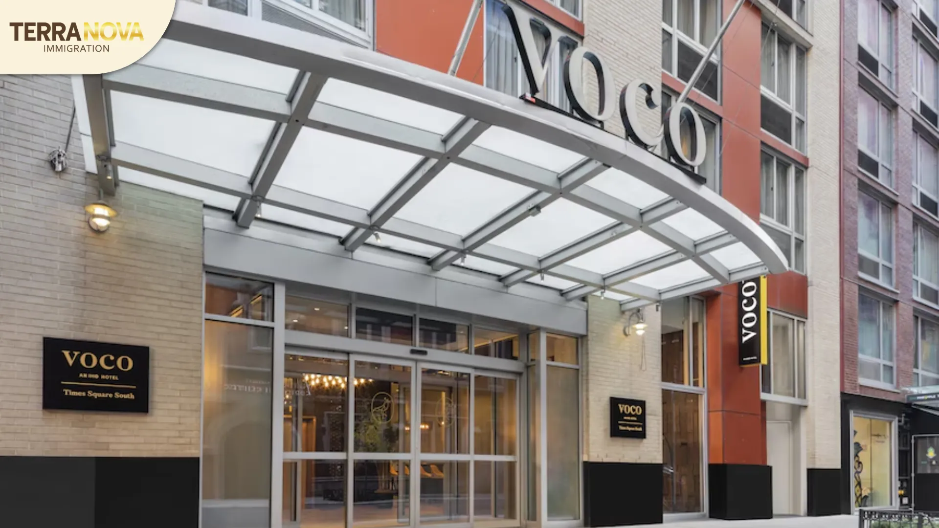 Một dự án EB-5 tiêu biểu mà nhà đầu tư có thể cân nhắc là VOCO Times Square, dự án chính thức hoạt động vào tháng 2-2026, được công ty định cư Terra Nova trực tiếp tư vấn và đồng hành trong lộ trình định cư Mỹ diện EB-5.
