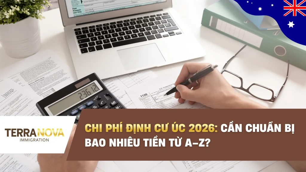 Chi phí định cư Úc 2026: Cần chuẩn bị bao nhiêu tiền từ A–Z?