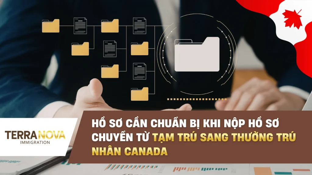 Hồ sơ cần chuẩn bị khi nộp hồ sơ chuyển từ Tạm Trú sang Thường Trú Nhân Canada