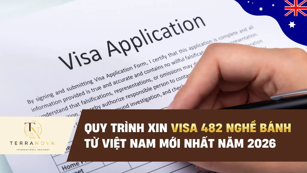 Quy trình xin visa 482 nghề bánh từ Việt Nam