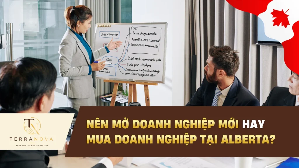 Nên mở doanh nghiệp mới hay mua doanh nghiệp tại Alberta?