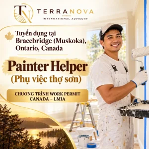 TUYỂN DỤNG PHỤ VIỆC THỢ SƠN | Làm Việc Tại Bracebridge (Muskoka), Ontario, Canada